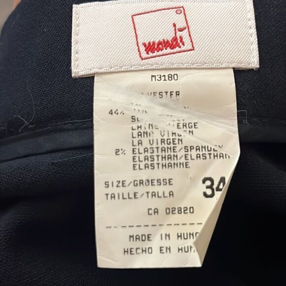 Awesome Vintage Navy Mondi Sailor Pants Perfect Condition Size 34 (2/4 US) - Picture 4 of 4